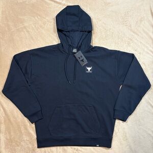 Project Rock Under Armour Hoodie‎ Mens Large Heavyweight Terry Loose fit hoodie
